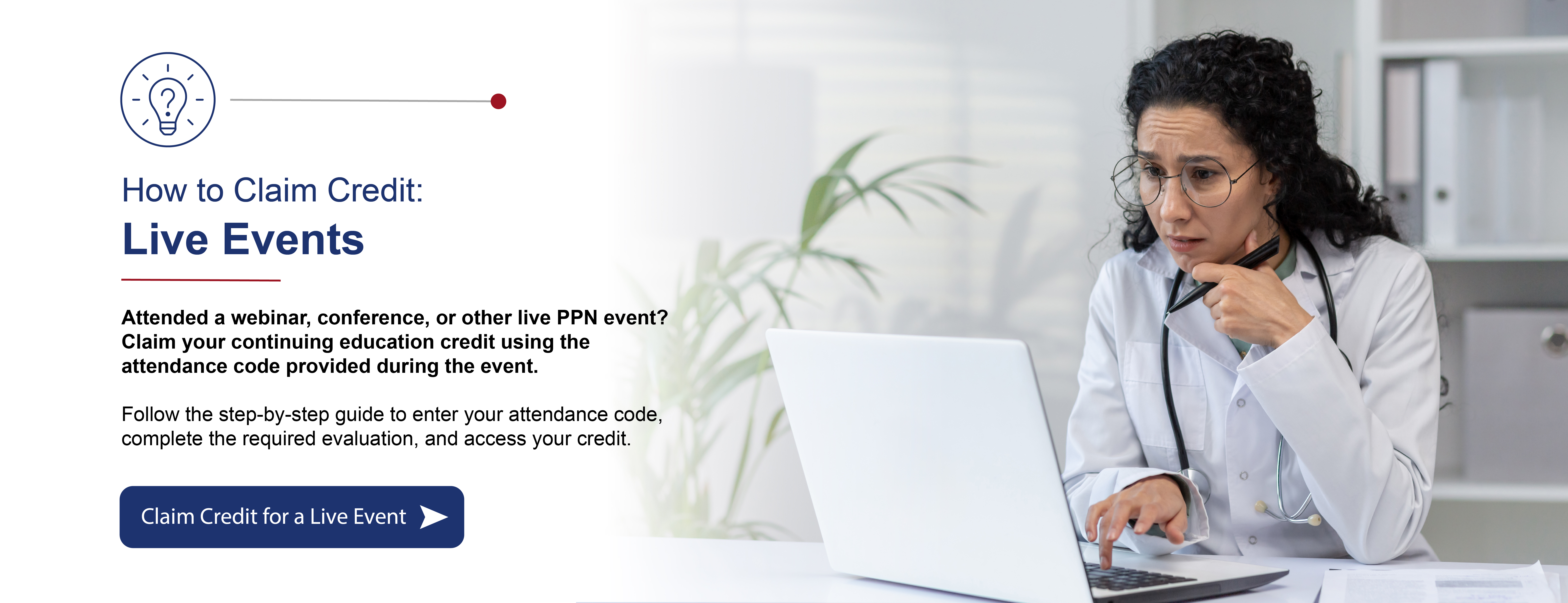 How to Claim Credit for Live Events